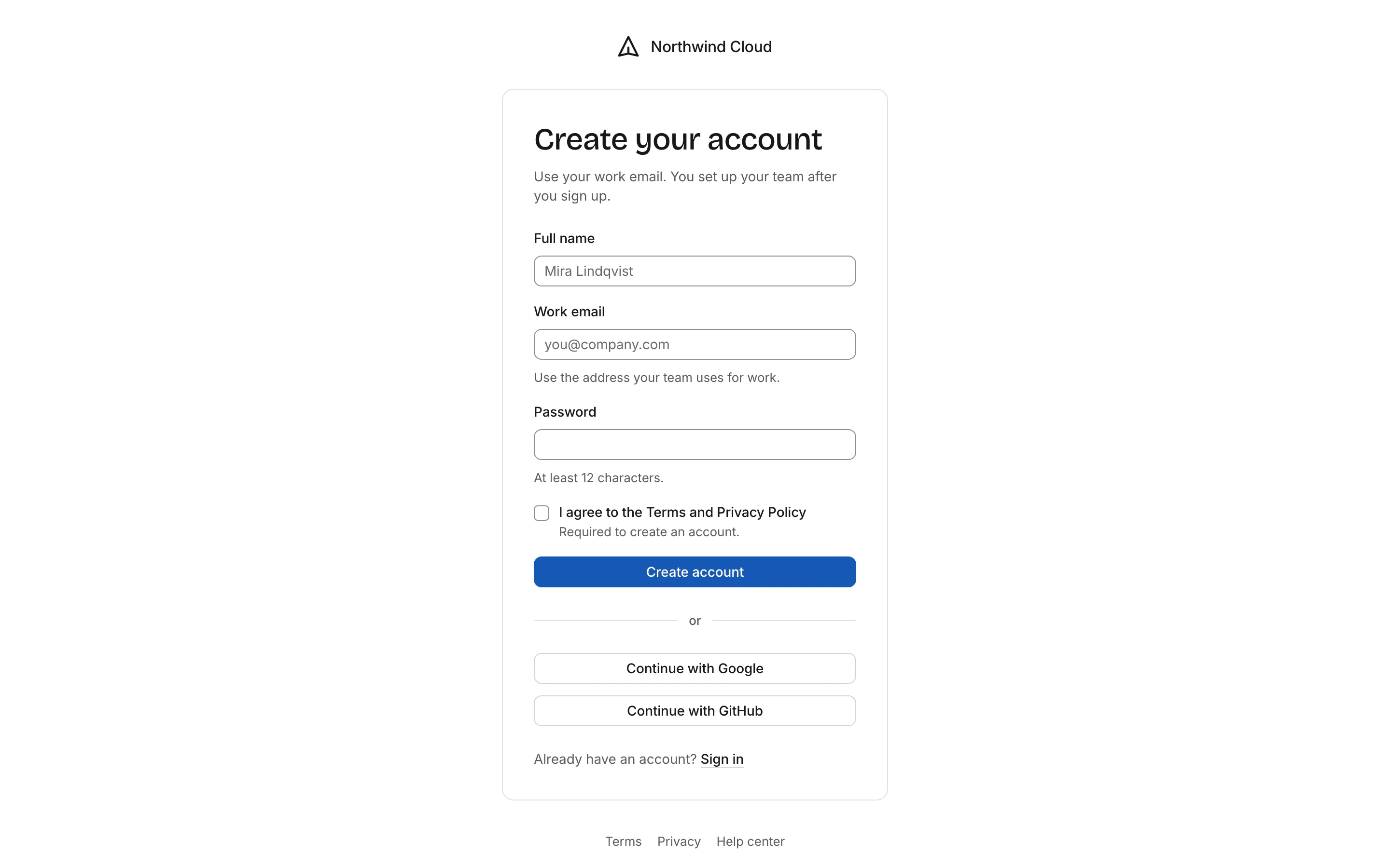 Register, light mode