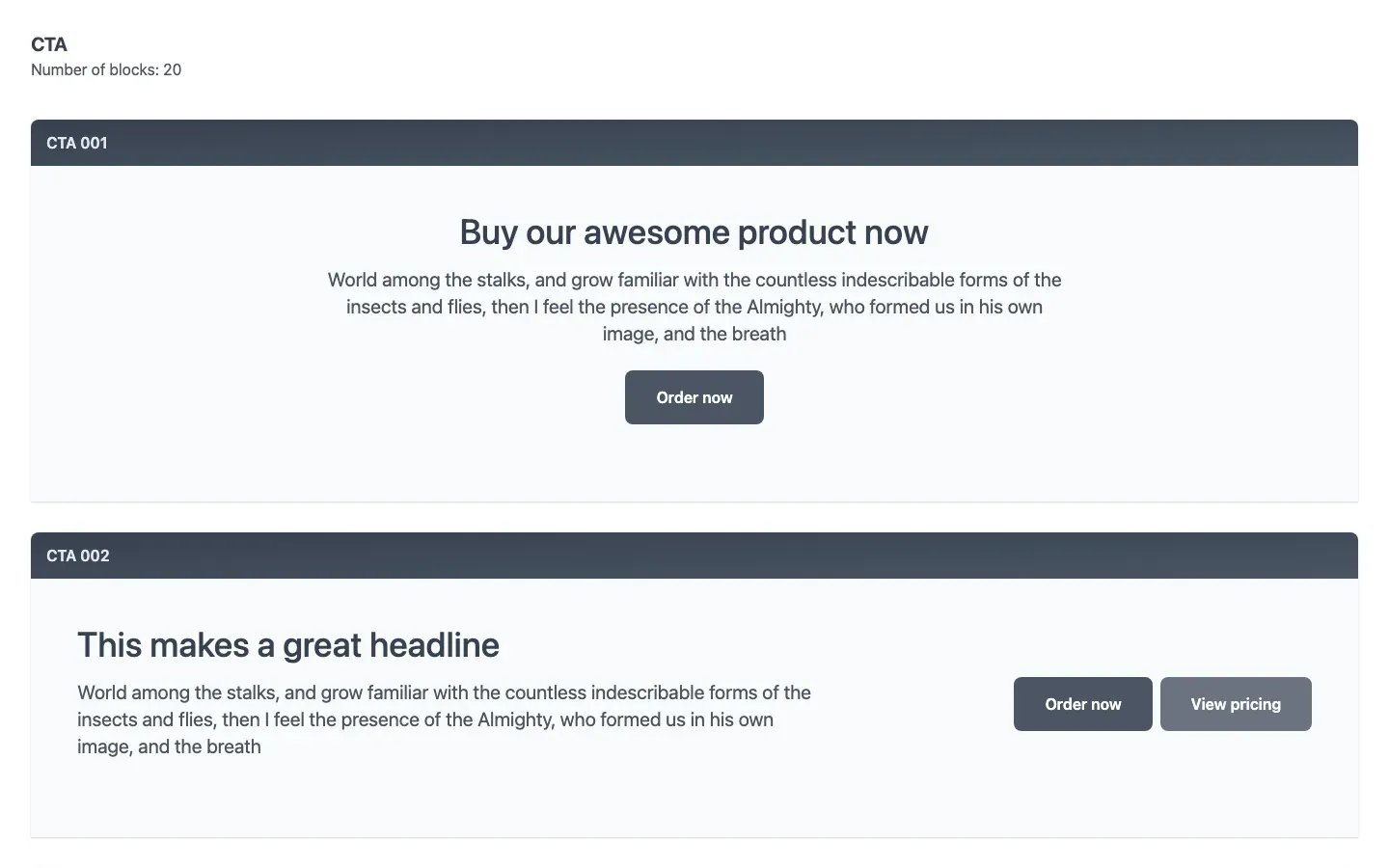 WindyBlocks: Calls to action
