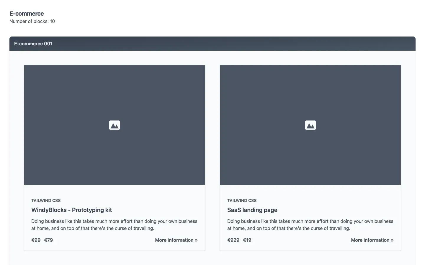 WindyBlocks: E-commerce
