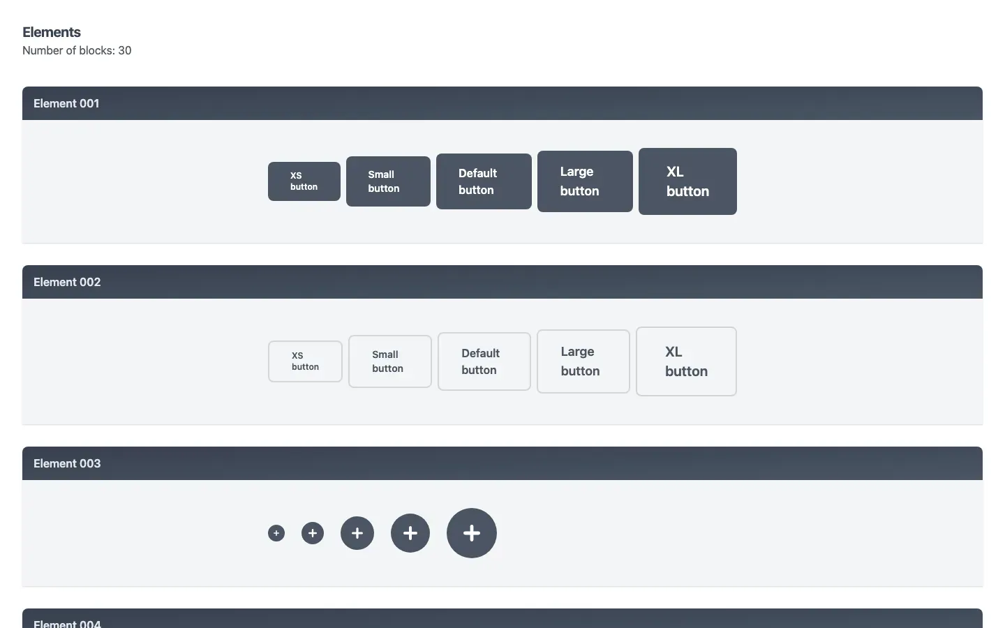 WindyBlocks: UI elements