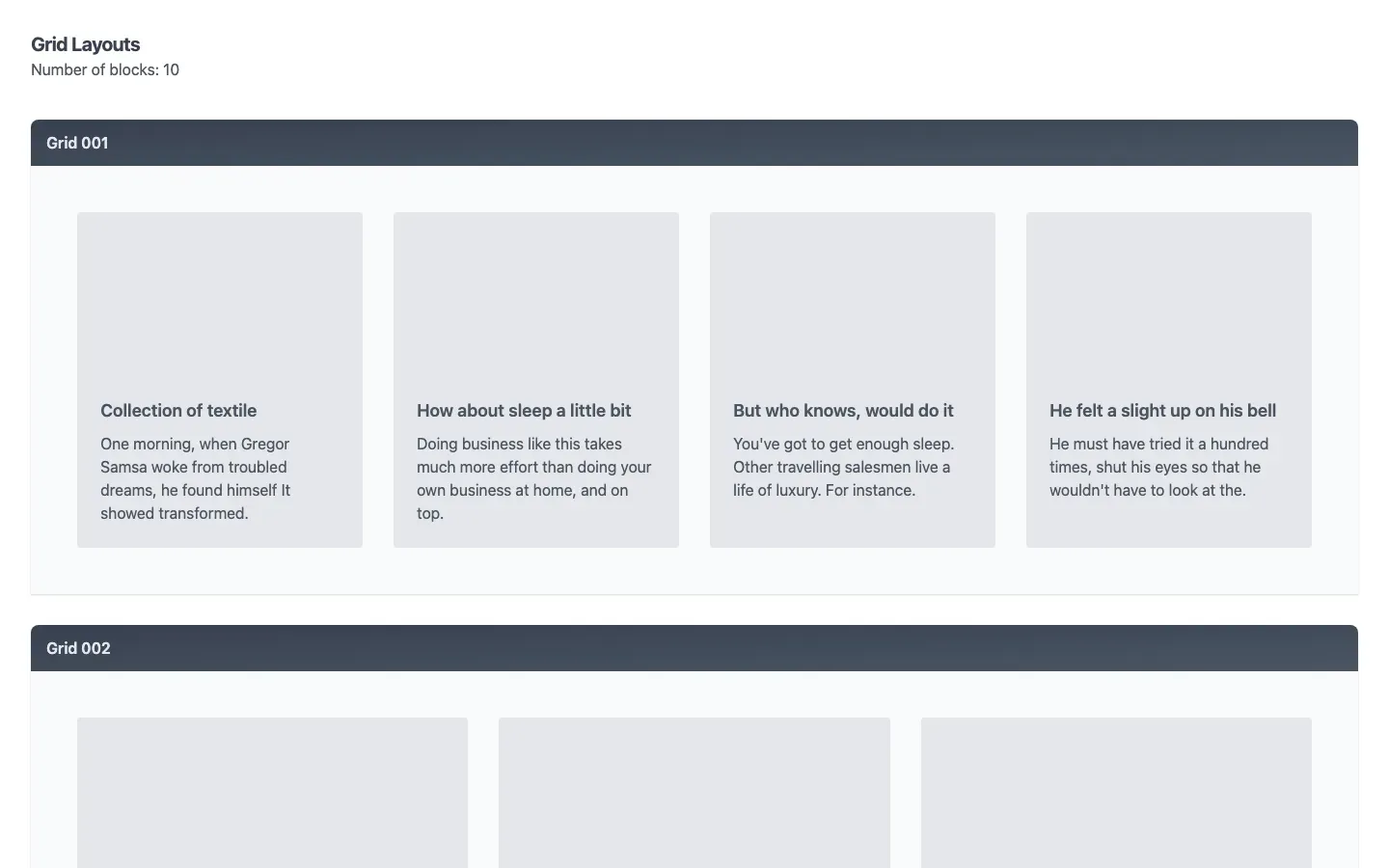 WindyBlocks: Grids
