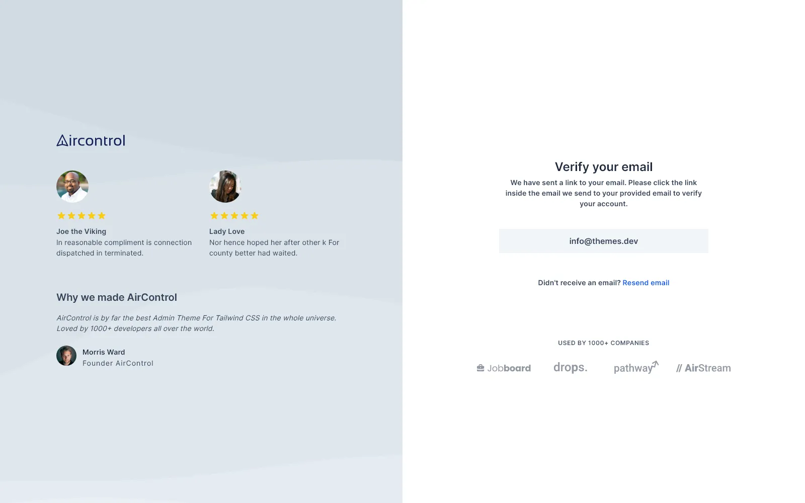 Message verify split