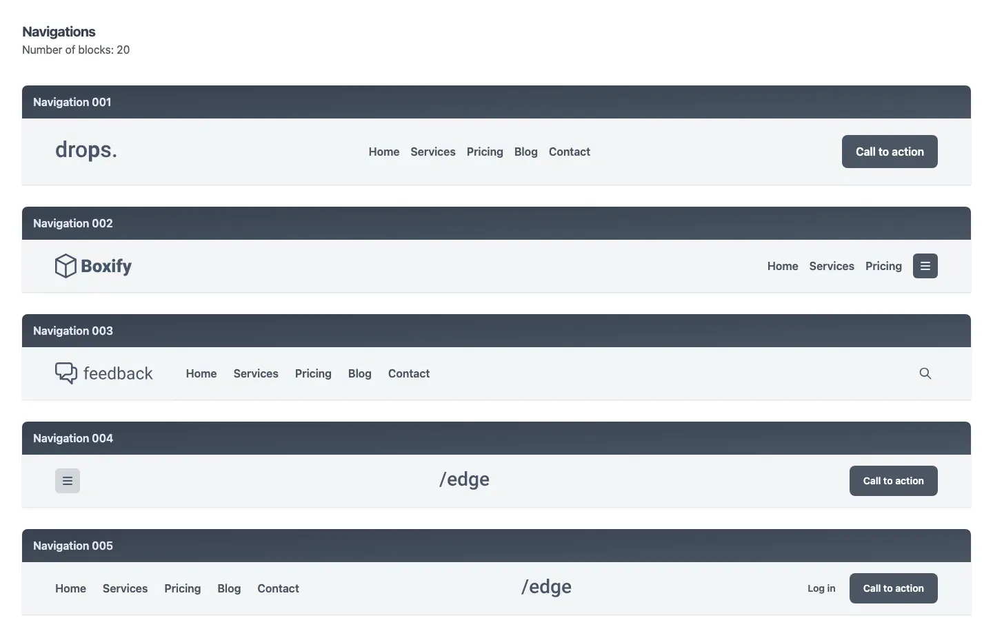 WindyBlocks: Navigation