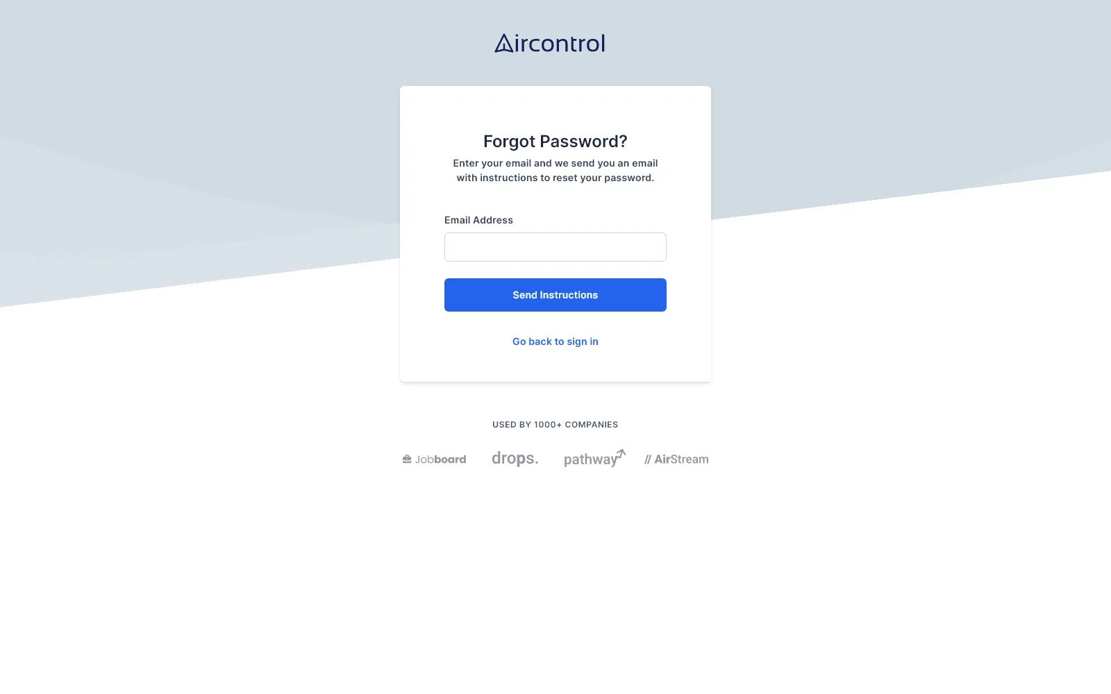 Password forgot alternative