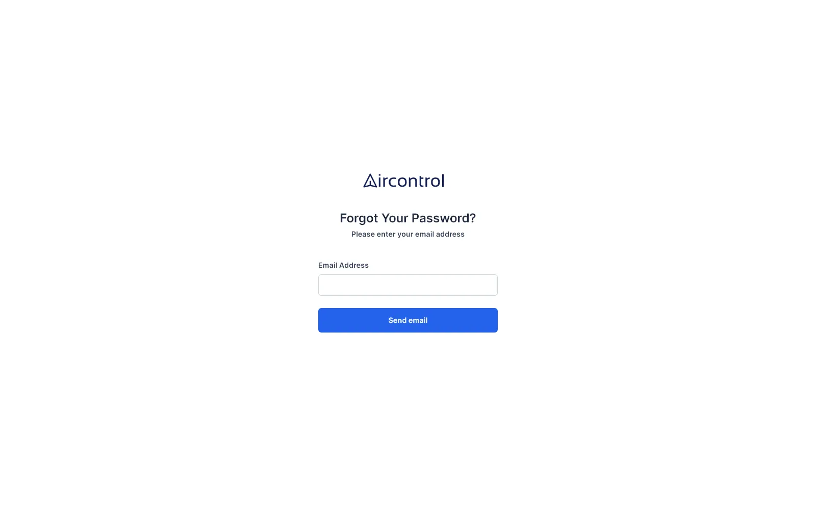 Password forgot plain