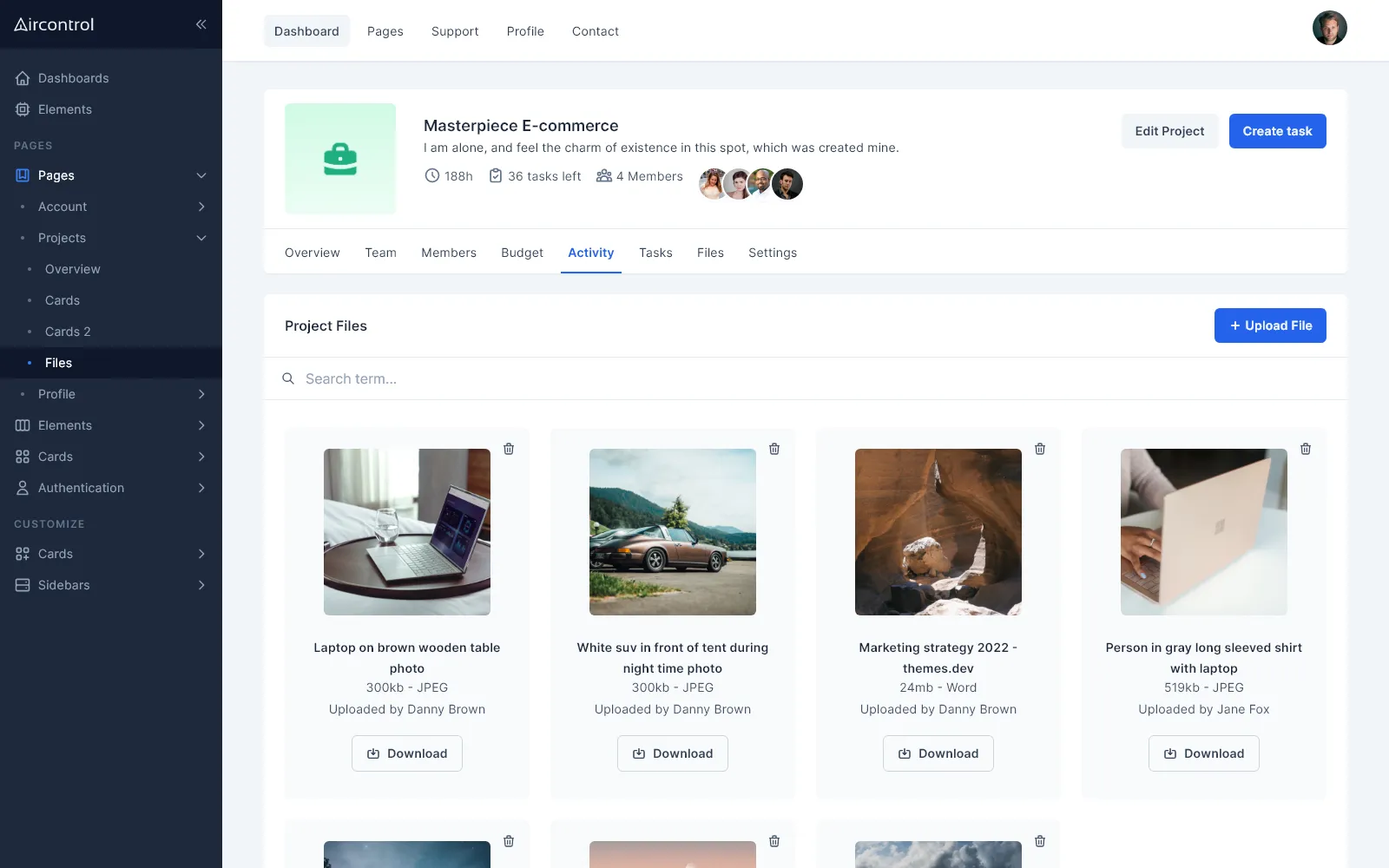 Project files alternative