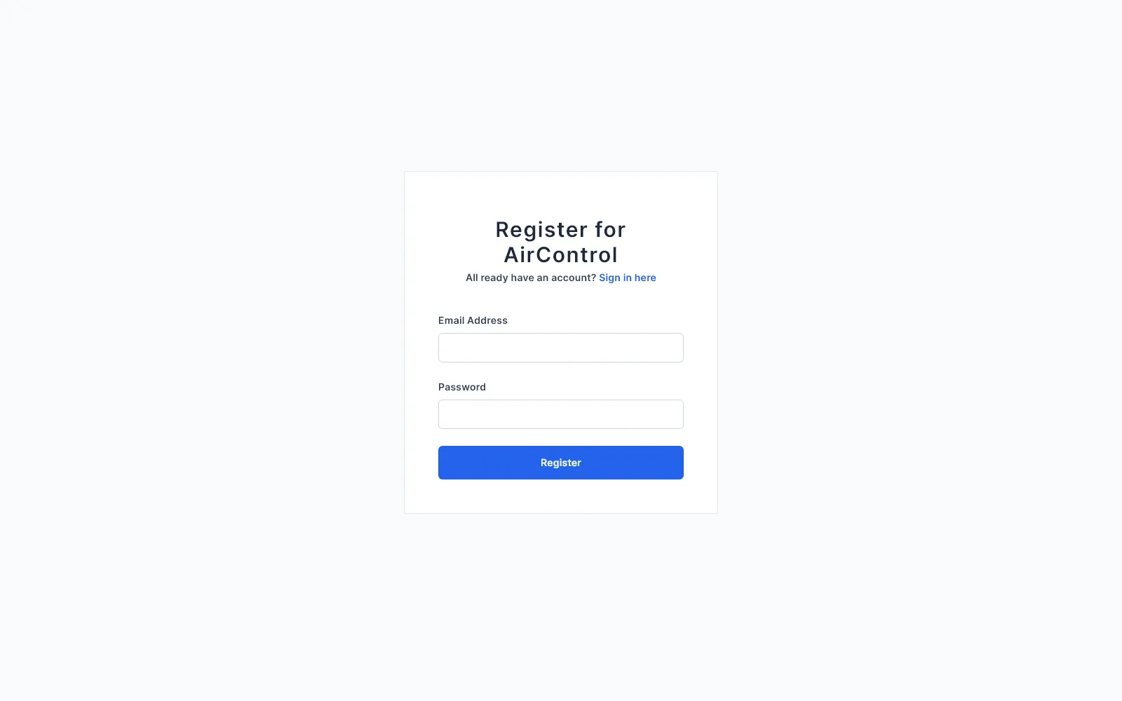 Register simple