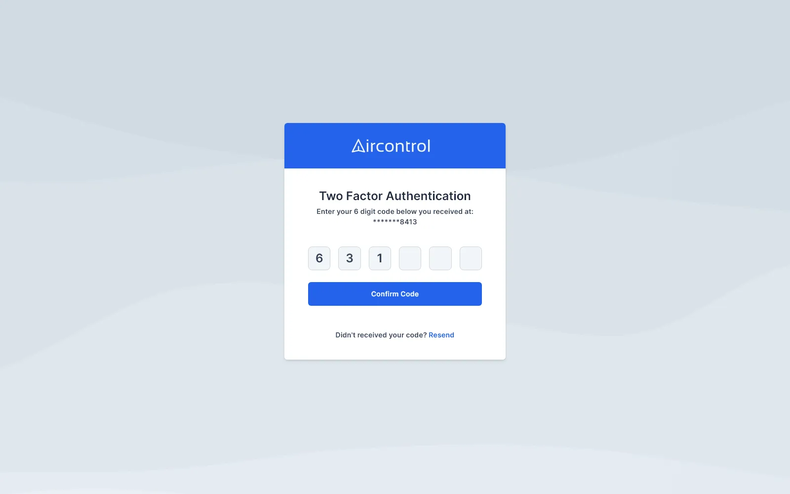 Two-factor with header
