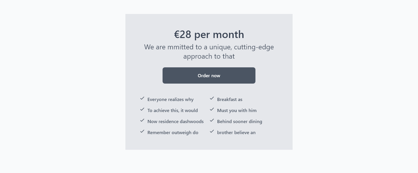Pricing component 005