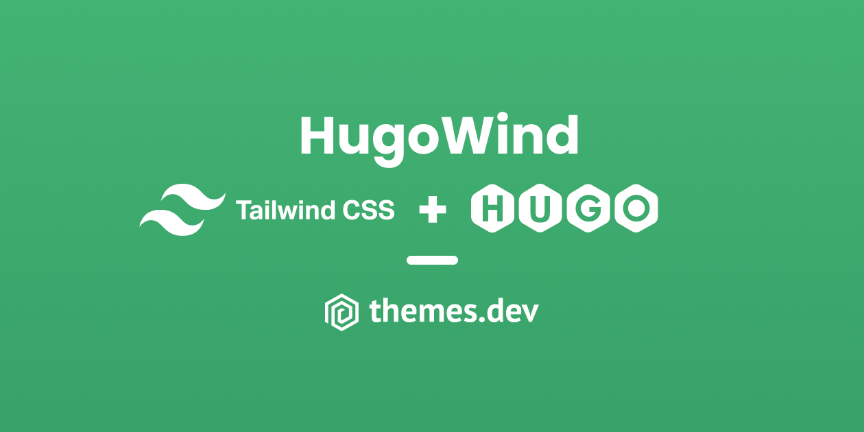 Basic Starter Kit for GoHugo and Tailwind CSS, made by themes.dev.
