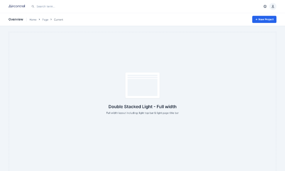 Double Stacked - Light Full width