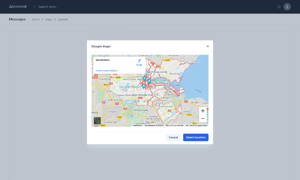 Modal map