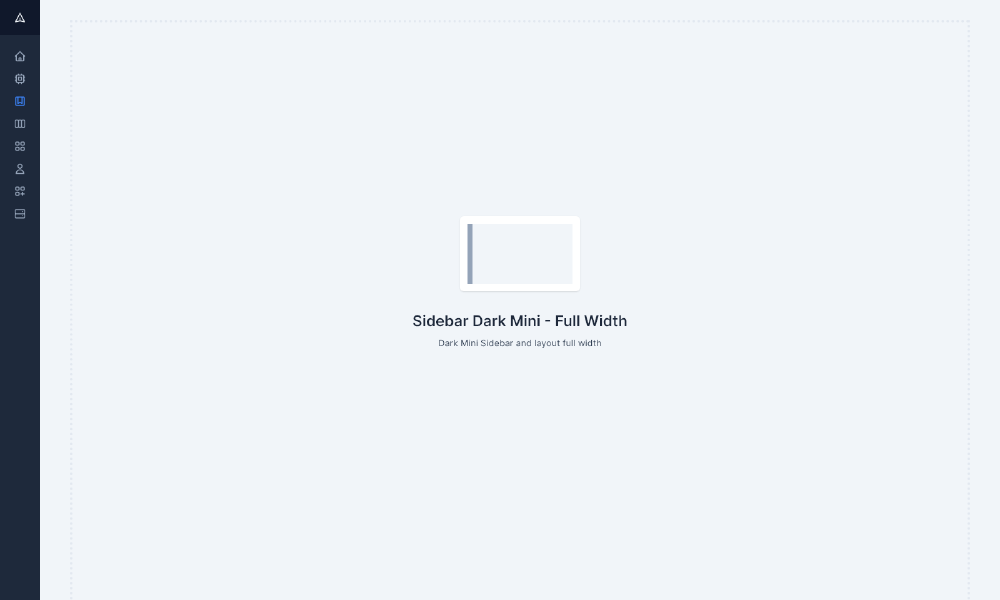 # Sidebar - Dark Mini