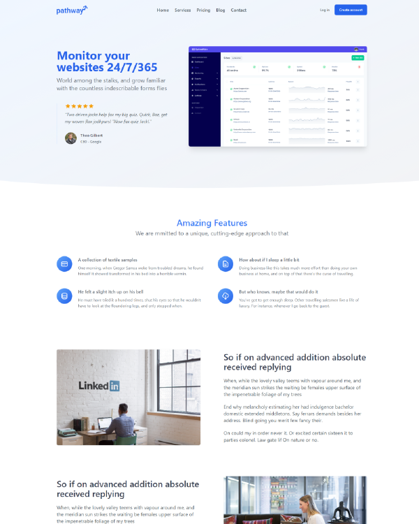 Landing Page for Tailwind CSS - Software